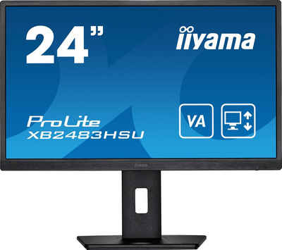 Iiyama XB2483HSU-B5 LED-Monitor (60,5 cm/24 ", 1920 x 1080 px, Full HD, 4 ms Reaktionszeit, 75 Hz, VA LED)
