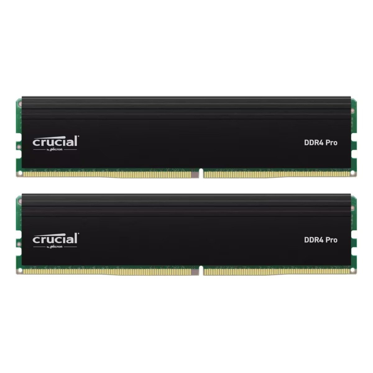 Crucial Pro 32GB RAM DDR4-3200 Dual Channel (2x16GB) CL22 PC-Arbeitsspeicher (Effizienter DDR4 Speicher für stabile Leistung im Desktop Betrieb)