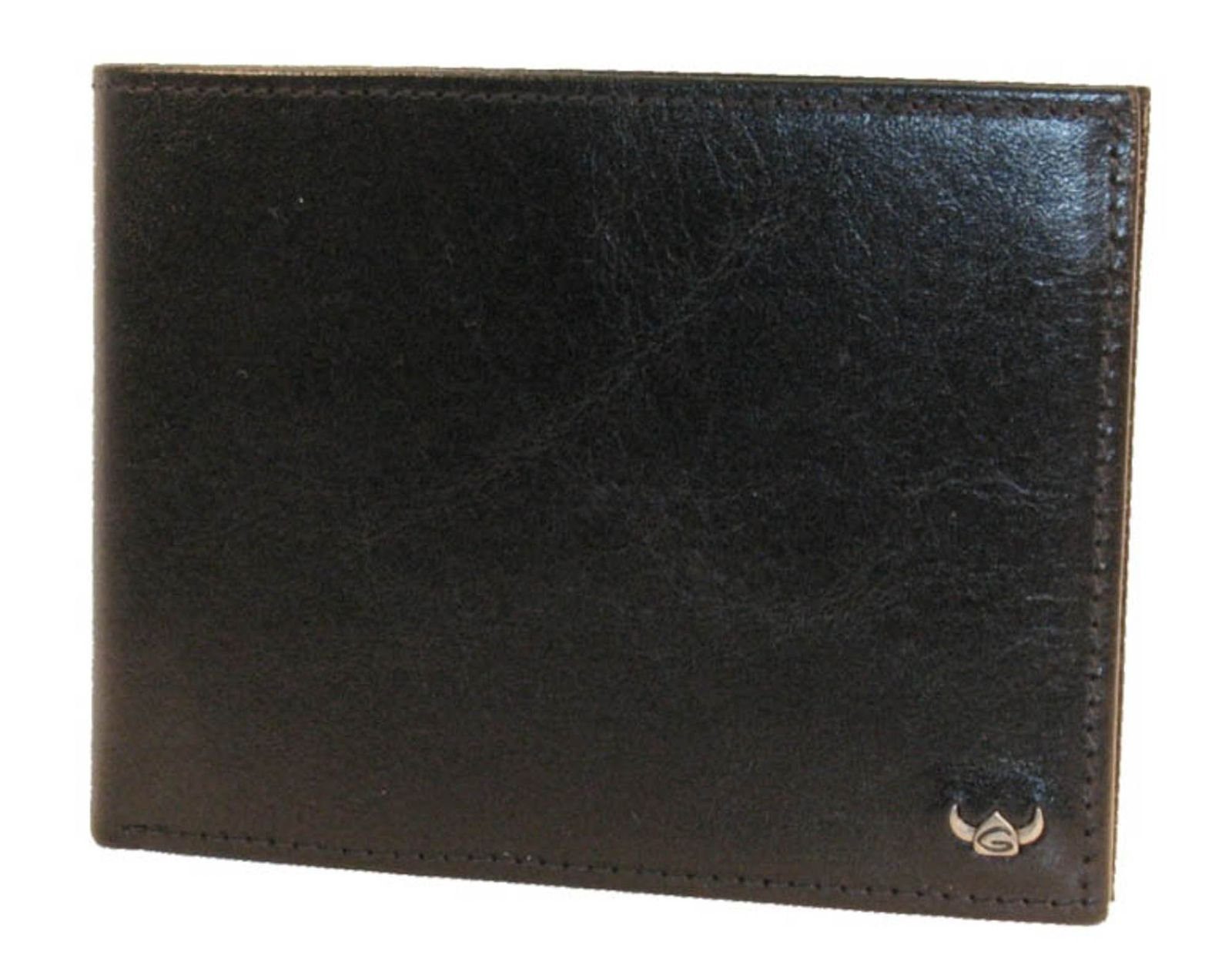 Golden Head Geldbörse Billfold Coin Wallet, aus echtem Rindsleder