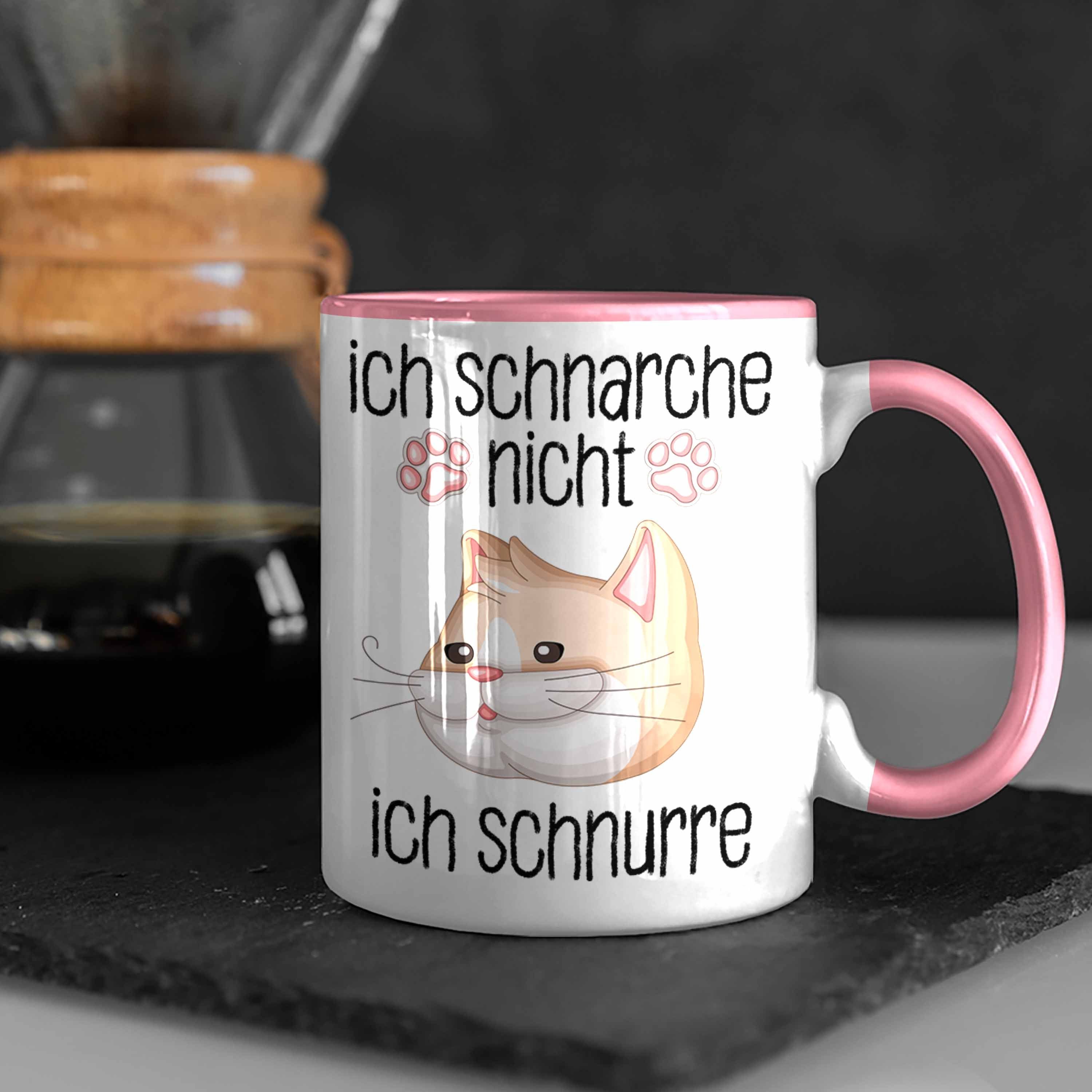 Mama Lustige Tasse Ge Rosa Trendation Schnarche Nicht Geschenk Ich Katzen Tasse Schnurre Ich