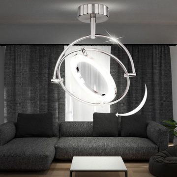 etc-shop LED Deckenleuchte, LED-Leuchtmittel fest verbaut, Warmweiß, Deckenleuchte Deckenlampe Wohnzimmerleuchte Schlafzimmer