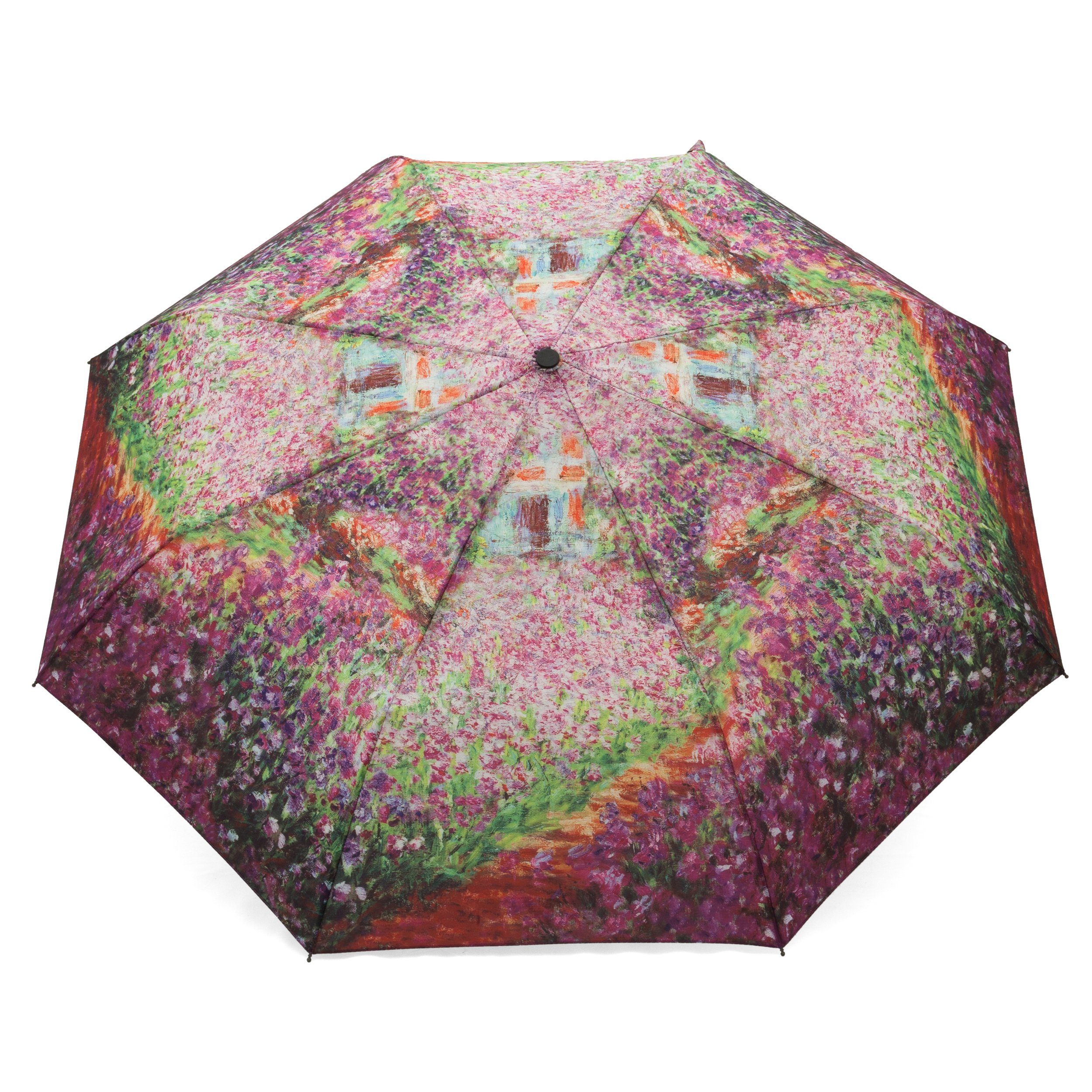 Auf/Zu Taschenschirm Monet, -Automatik SCHULZ Claude Regenschirm Taschenregenschirm Heidelberg ROSEMARIE Sommergarten Automatik