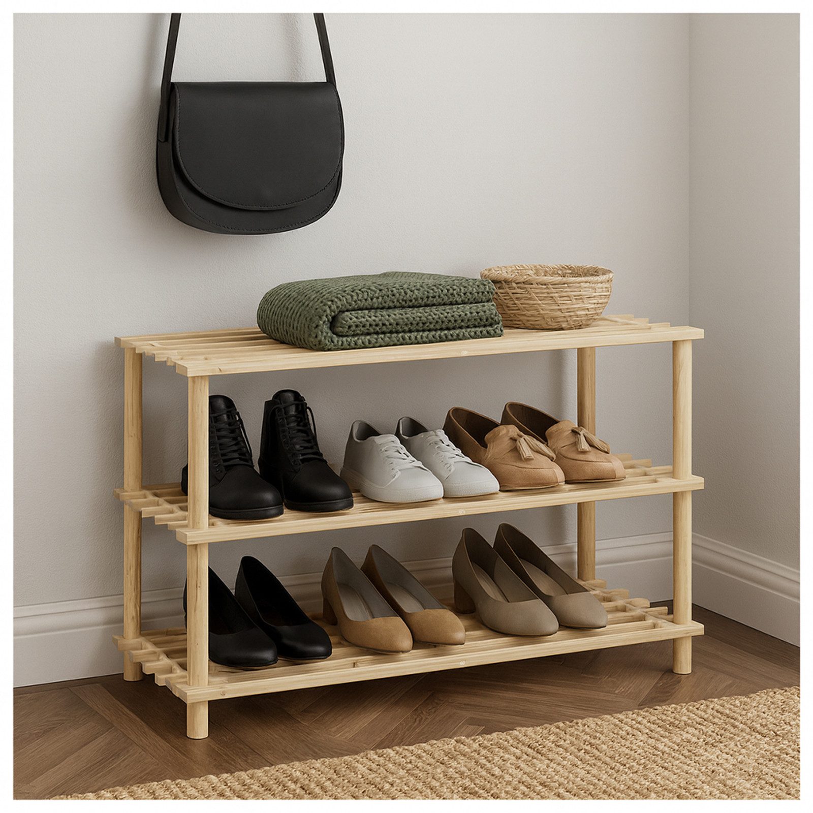 HTI-Living Schuhregal Schuhregal aus Bambus in günstig online kaufen