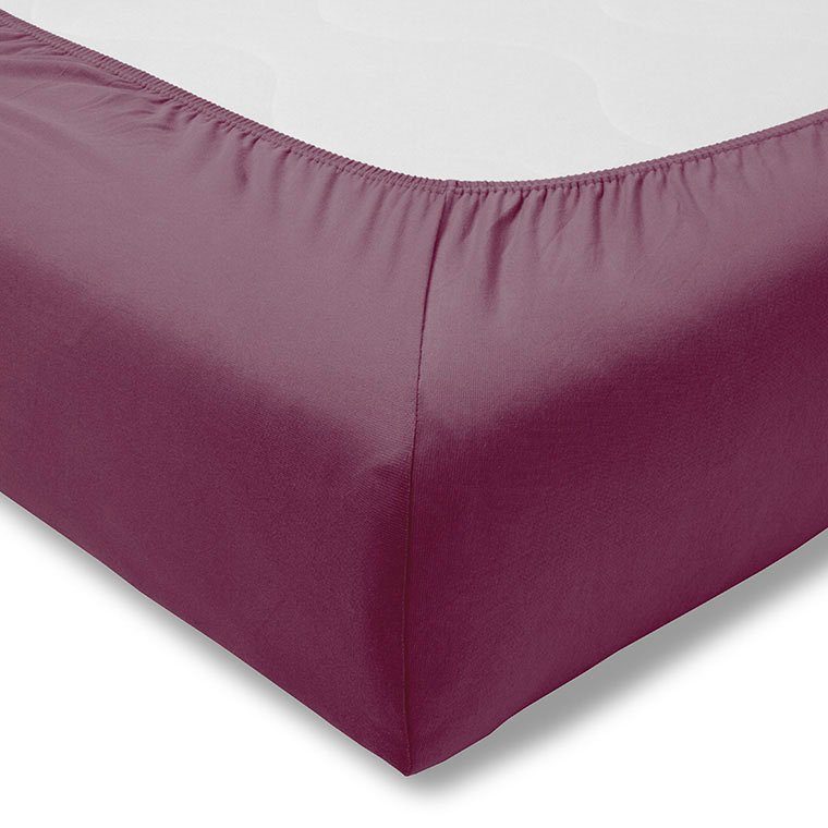 Estella Spannbettlaken Jersey-Stretch-Spannbetttuch, Jersey-Elasthan, Gummizug: rundum, (1 Stück), Der Maßanzug für die Matratze – Bild 2 von 3