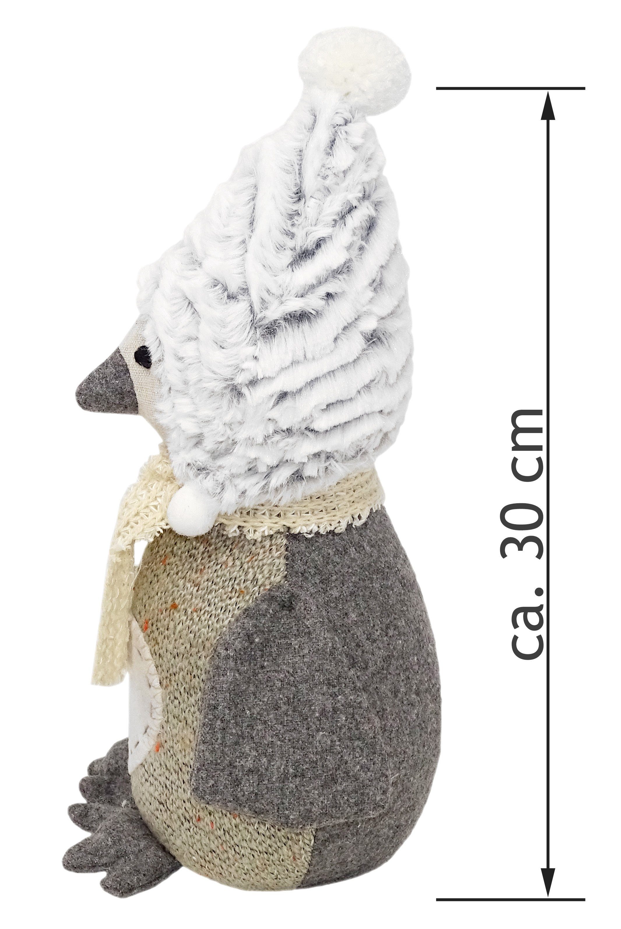 Lashuma Türstopper Tier Pinguin, schwer gefüllt Bodentürstopper 30cm Hoch