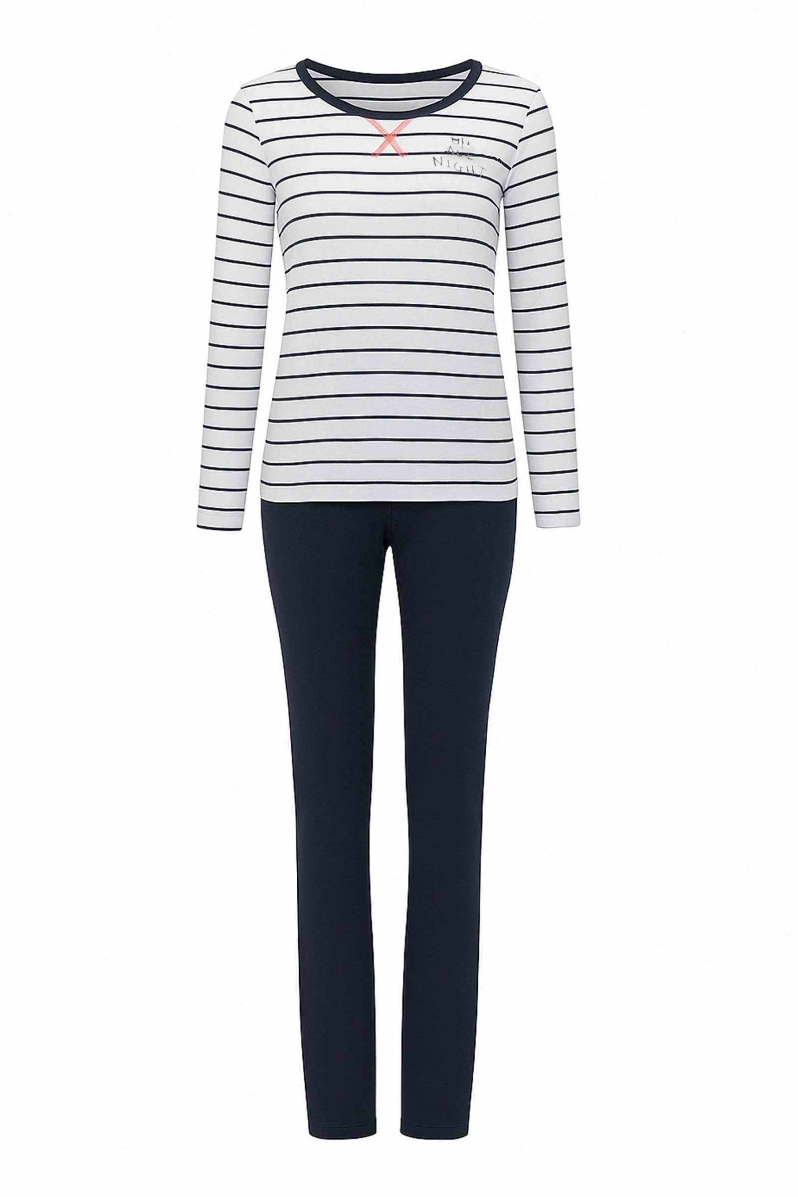 Era&Me Pyjama Era & Me Pyjama Lang (Pyjama Set, 2 tlg., Schlafhose + Langar günstig online kaufen