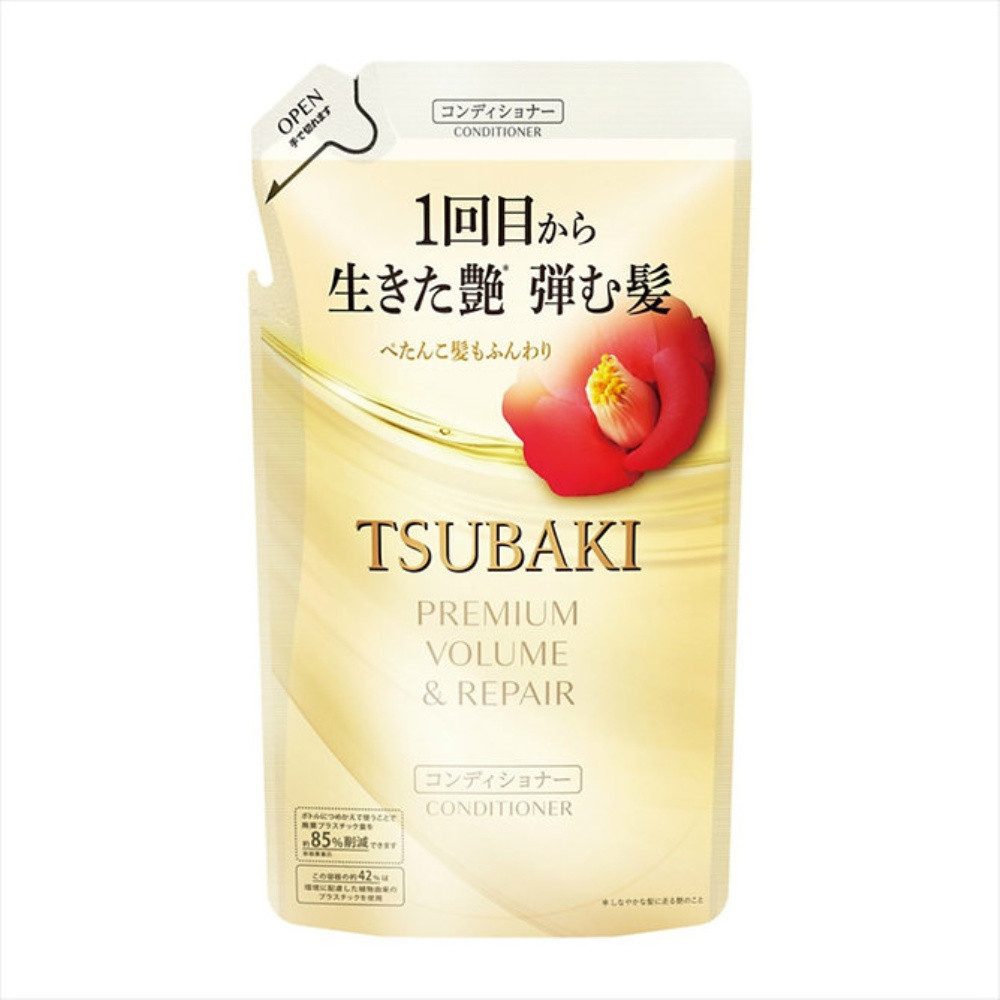 SHISEIDO Haarspülung TSUBAKI Premium Volume & Repair Conditioner Nachfüllpack 300 ml