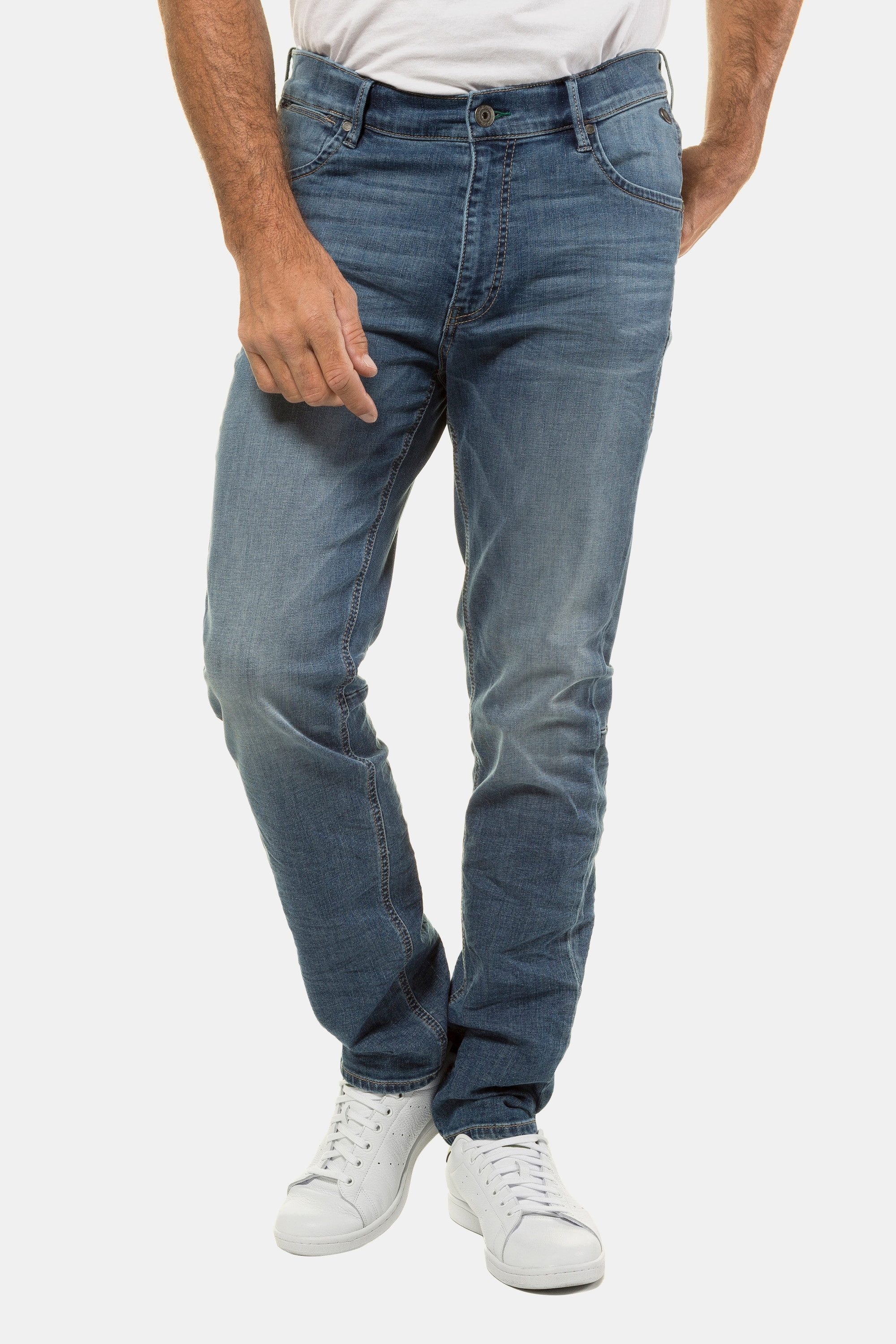 JP1880 Cargohose Jeans Denim Traveller-Bund Straight Fit günstig online kaufen
