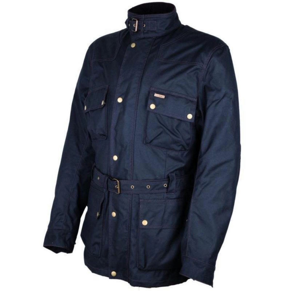 Modeka Motorradjacke Modeka Foxdale Wachsjacke schwarz S atmungsaktiv