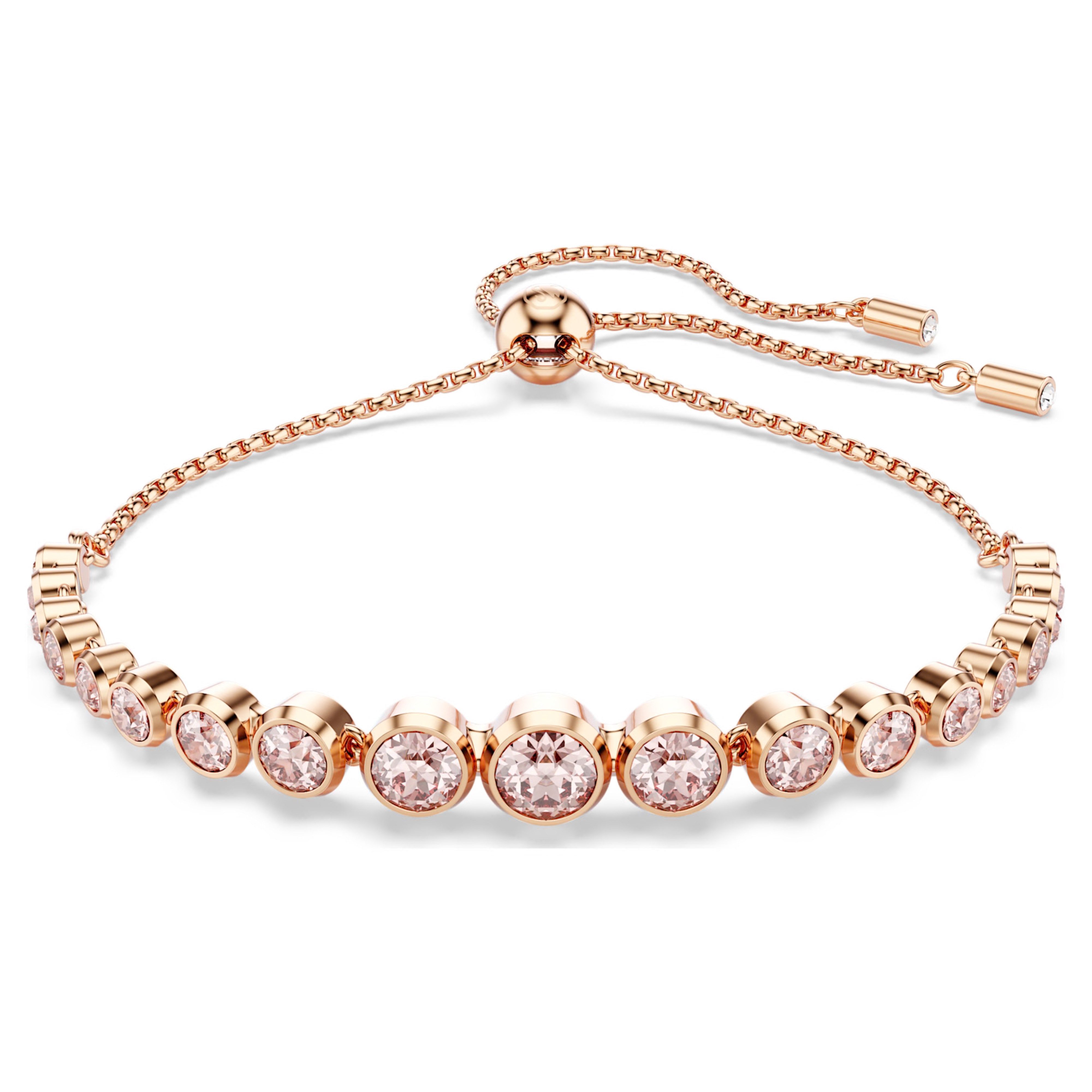Swarovski Armband Imber Tennis Armband Rundschliffe, 18k Rosévergoldung 571 günstig online kaufen