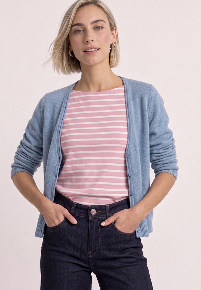 STREET ONE Cardigan mit V-Neck und Knopfleiste