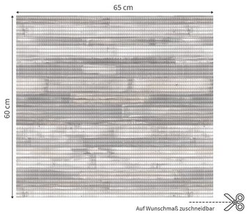 matches21 HOME & HOBBY Antirutschmatte Waschmaschinenauflage Holz grau 65 x 60 cm rutschfest, Waschmaschinenabdeckung als Abdeckung für Waschmaschine und Trockner