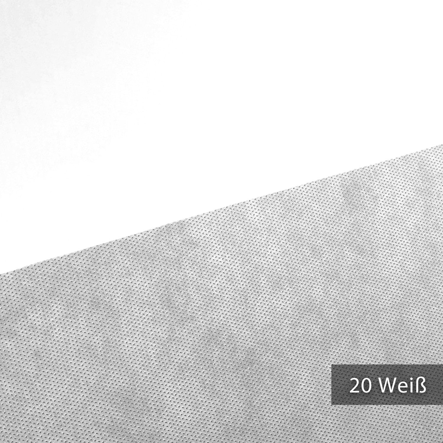 novely® Stoff Viva Vlies Rückseitenvlies Spannvlies Polstervlies Innenbezug, Antibakteriell, Luftdurchlässig, Meterware, 1lfm
