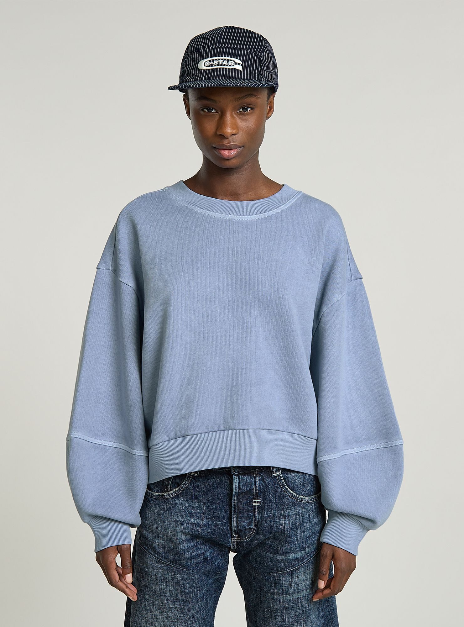 G-STAR Longpullover Overdyed Big Sleeve Sweater