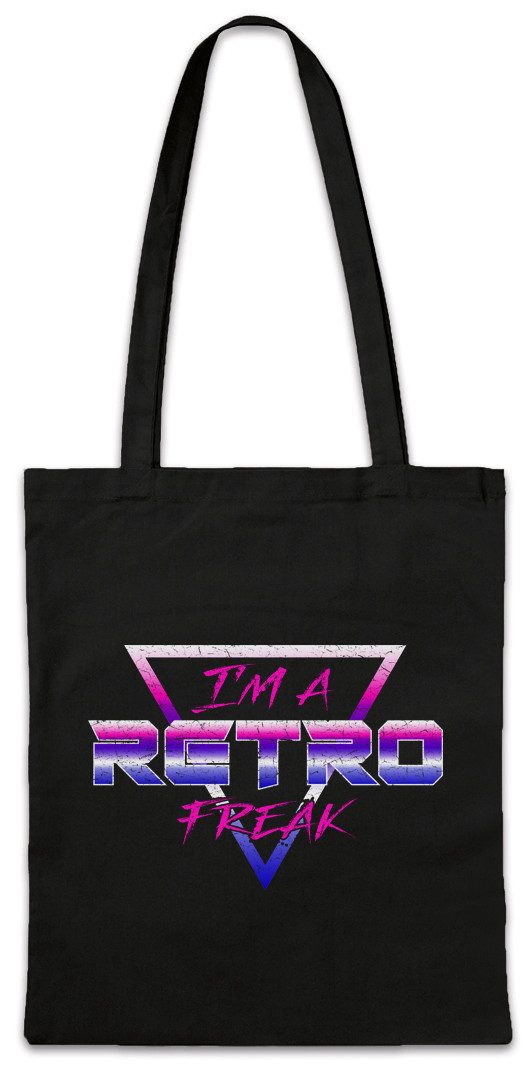 Beuteltasche I'm A Retro Freak Stofftasche Gamer Gaming Geek Nerd Fun 8 16 Bit