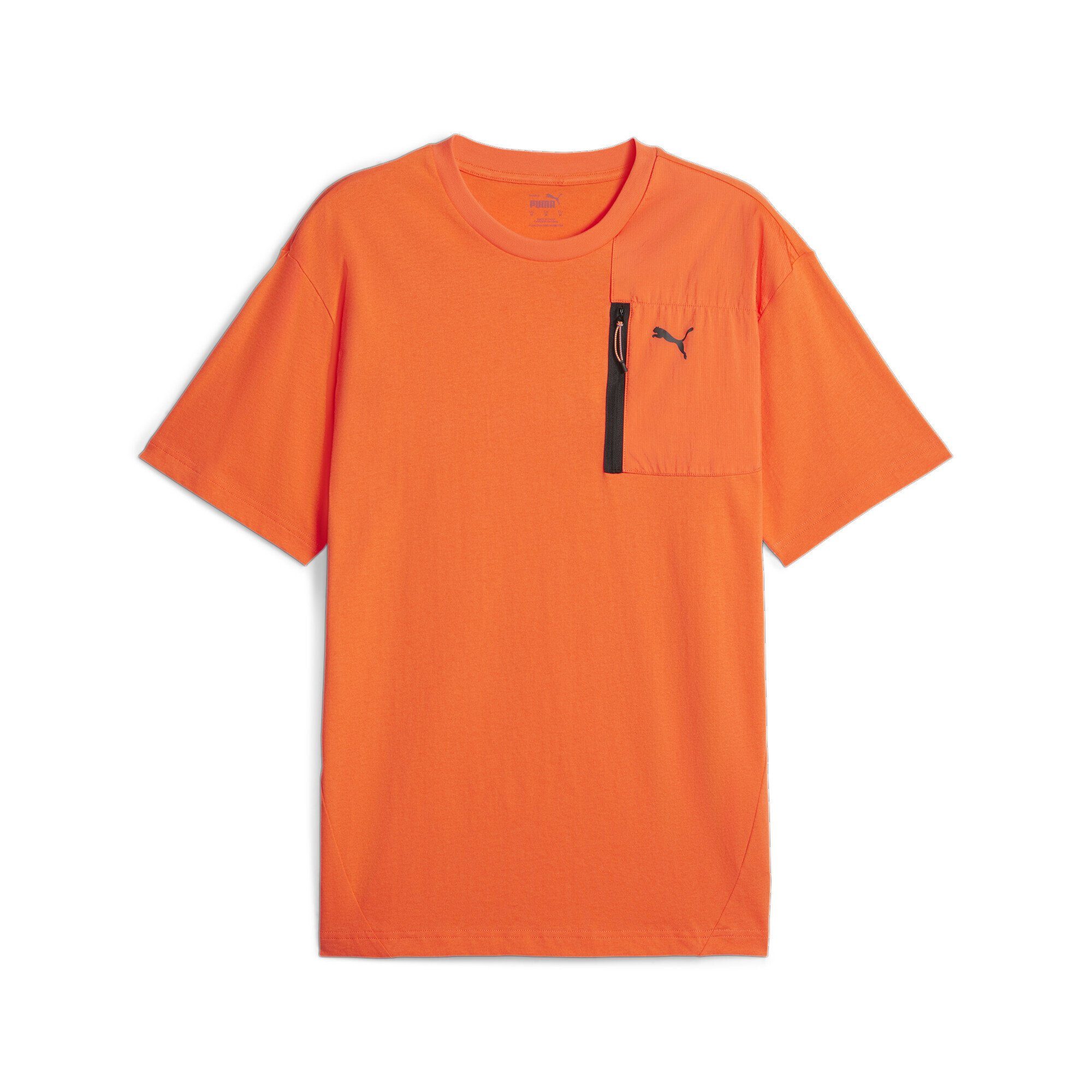 OPEN T-Shirt T-Shirt Herren Heat ROAD Hot Orange PUMA