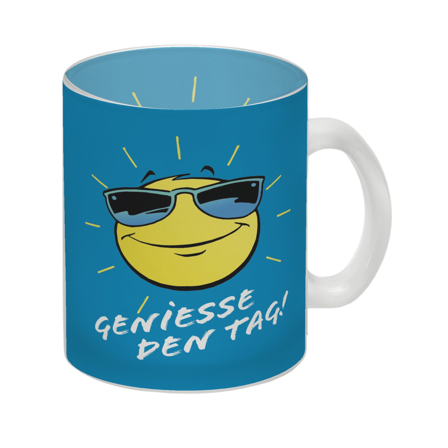 Tasse Geniesse den Tag! Glas Tasse