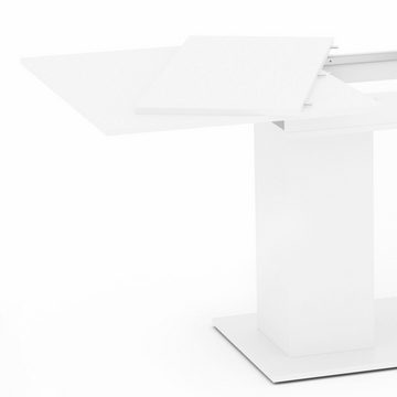 Vicco Esstisch Esszimmertisch ausziehbar DIX 140 - 180 cm Weiß
