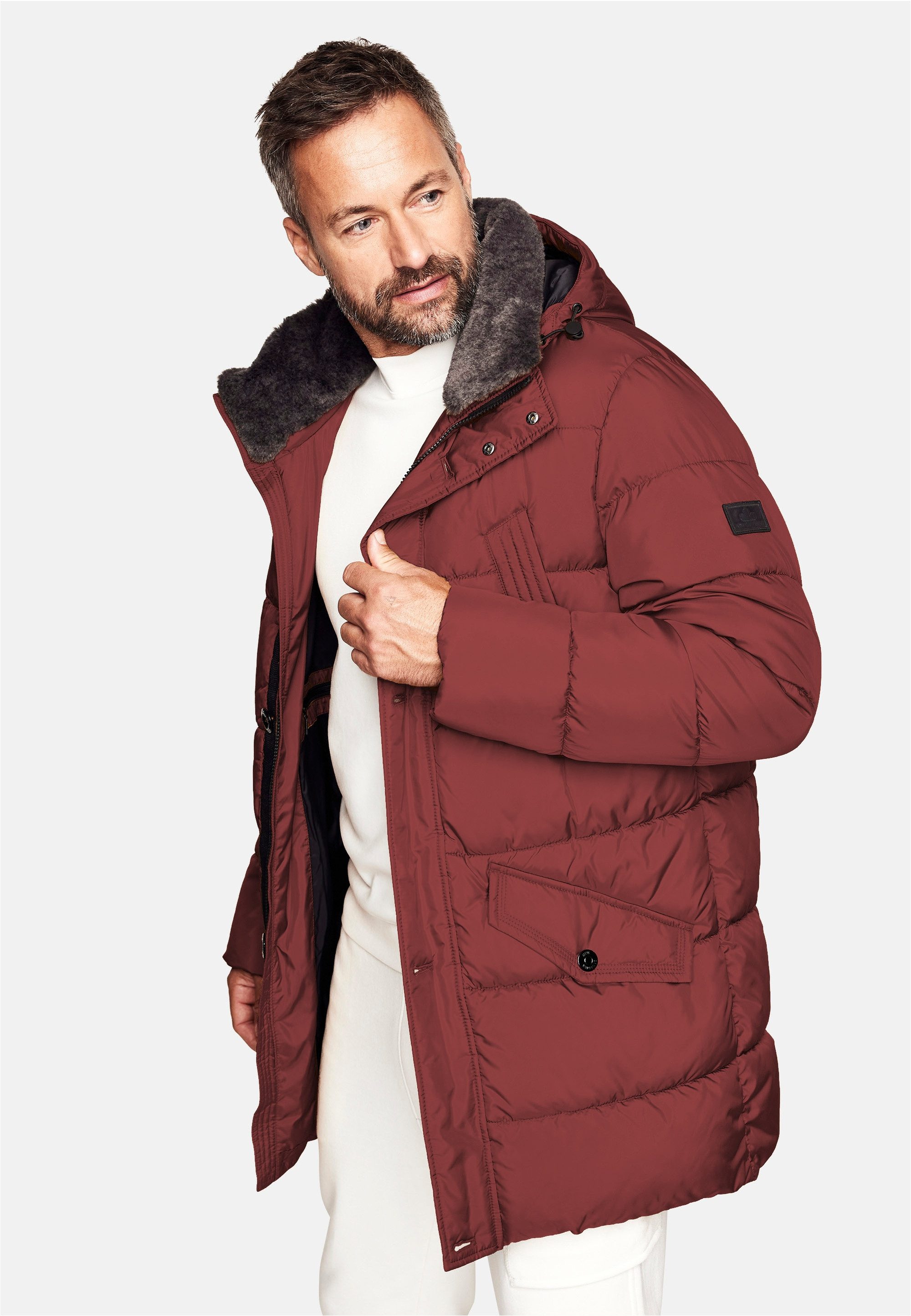 New Canadian Steppjacke mit abnehmbarem Innenkragen