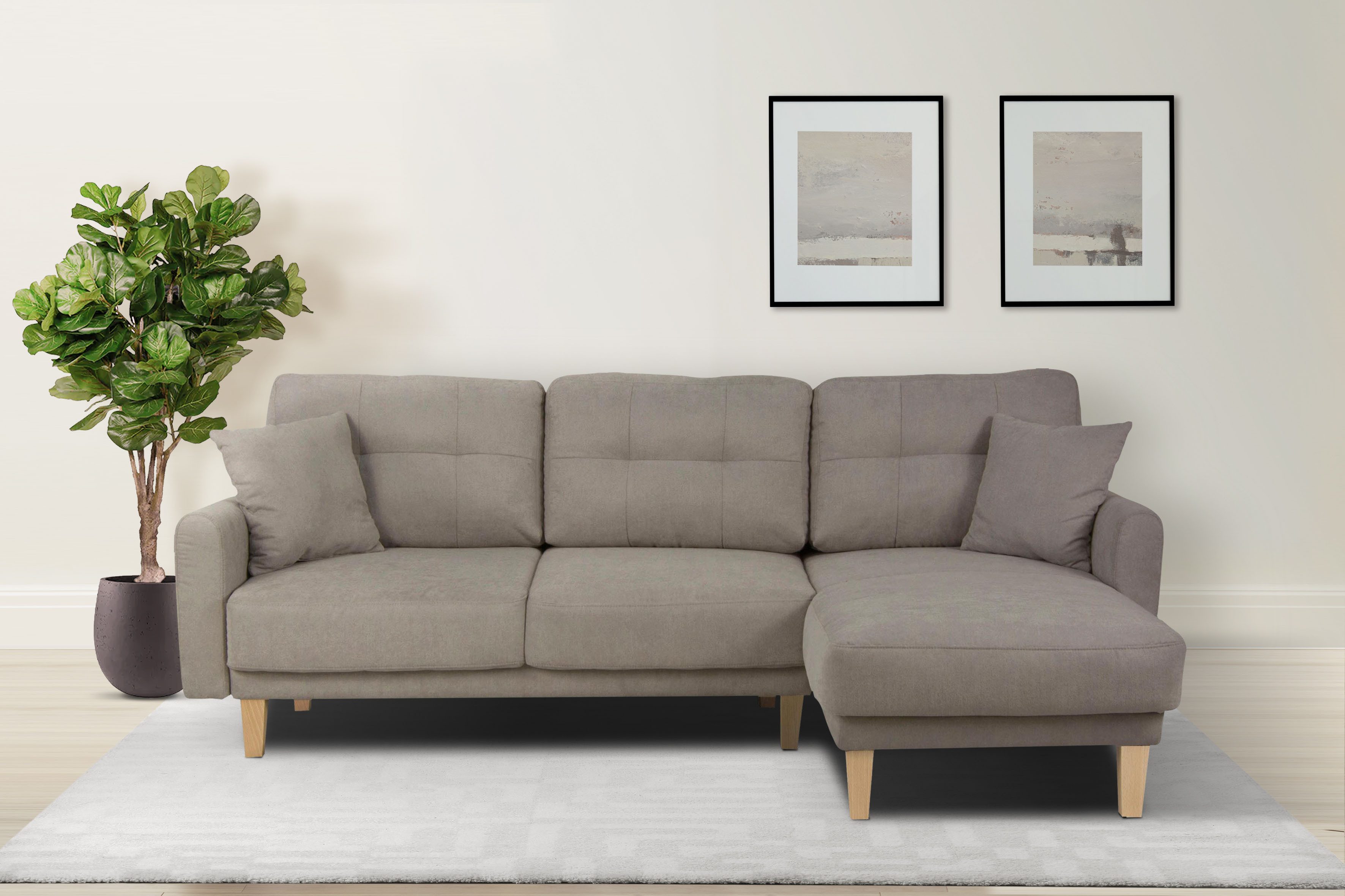 Home affaire Ecksofa TRIPLO optionale Schlafsofa günstig online kaufen