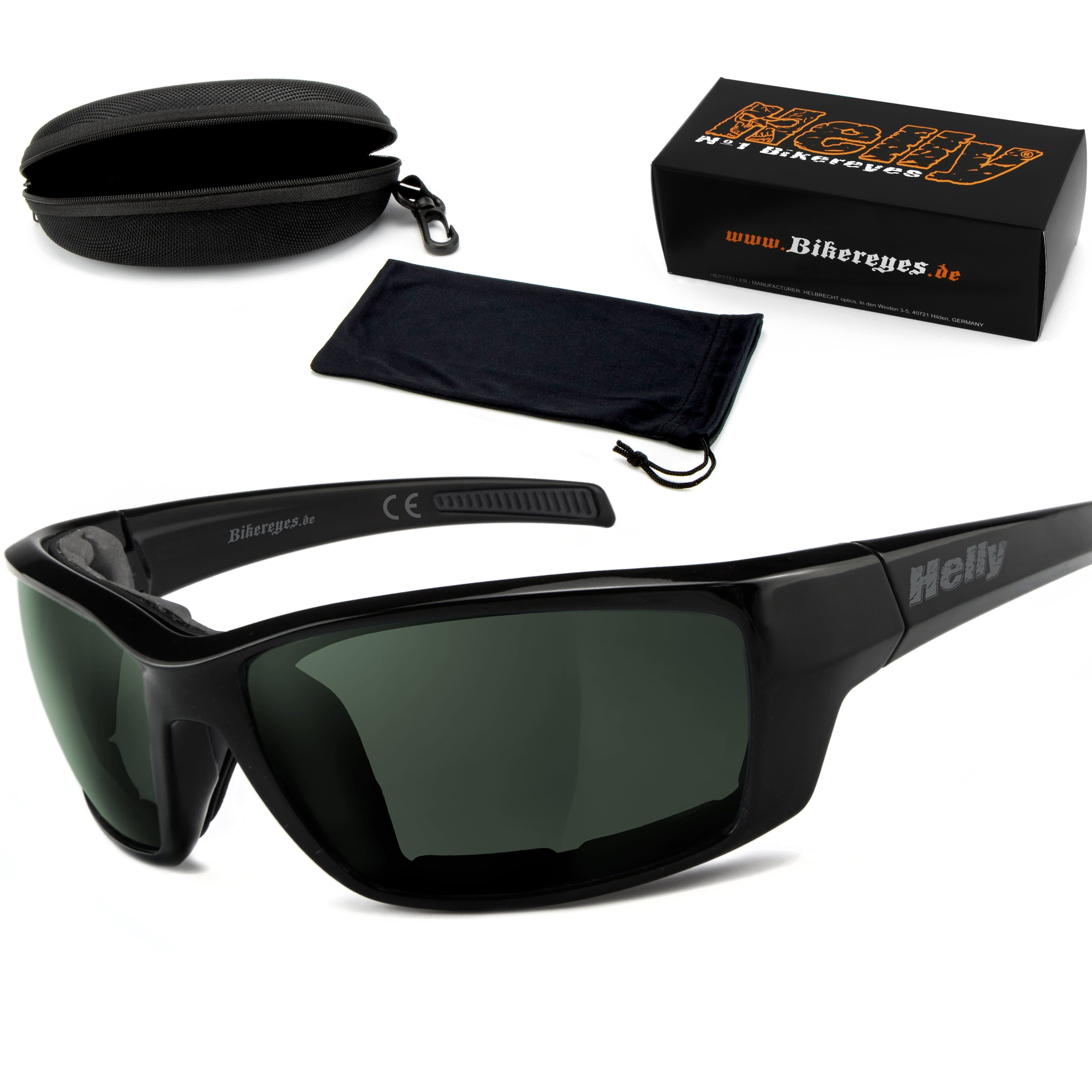 Motorradbrille shiny