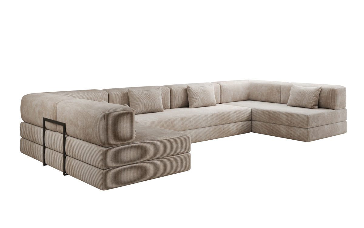 Luxusbetten24 Sofa Designer Sofa Lazy U, günstig online kaufen