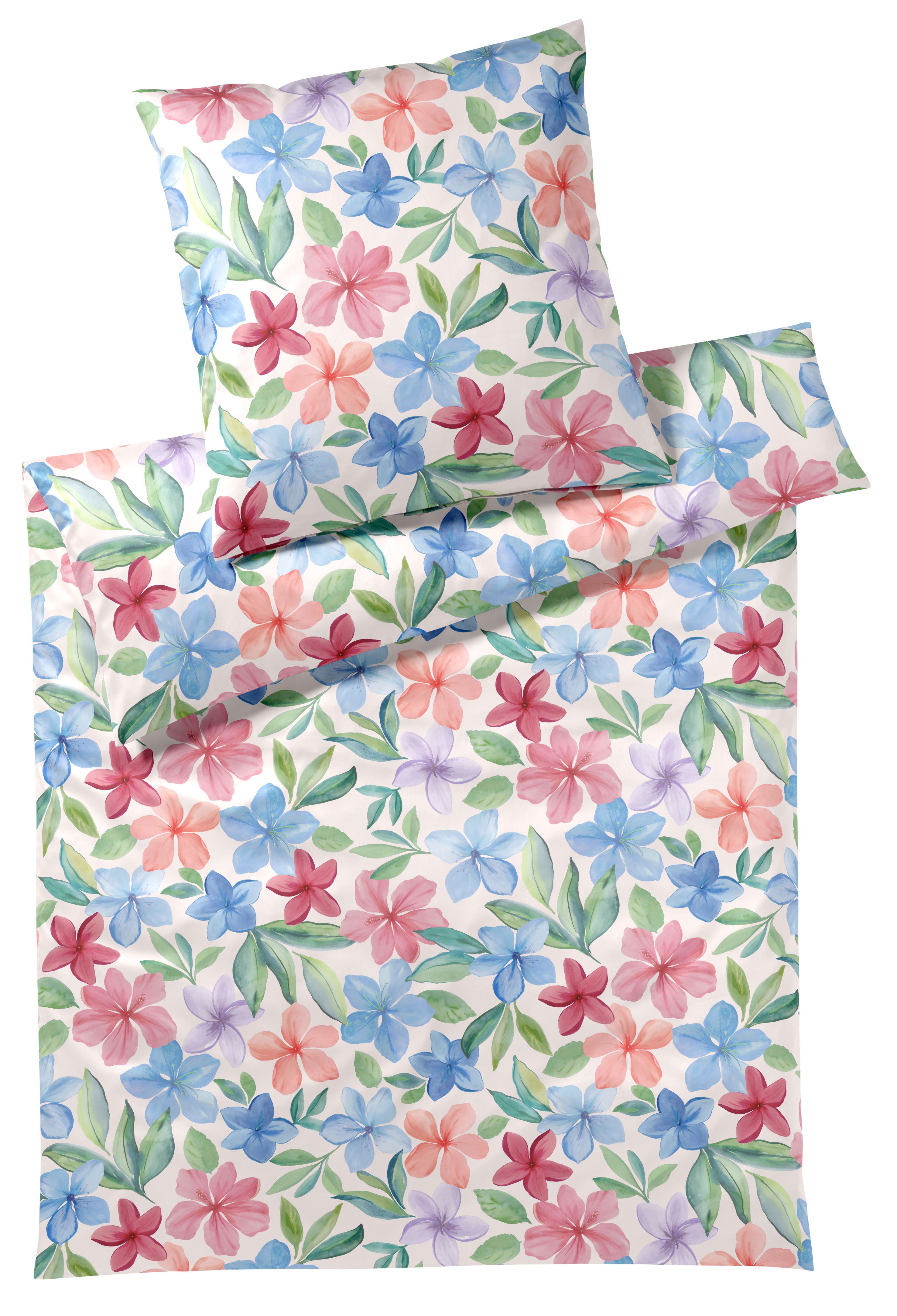 Elegante Bettwäsche Bravo, Satin, 2 teilig, angenehmes Hautgefühl