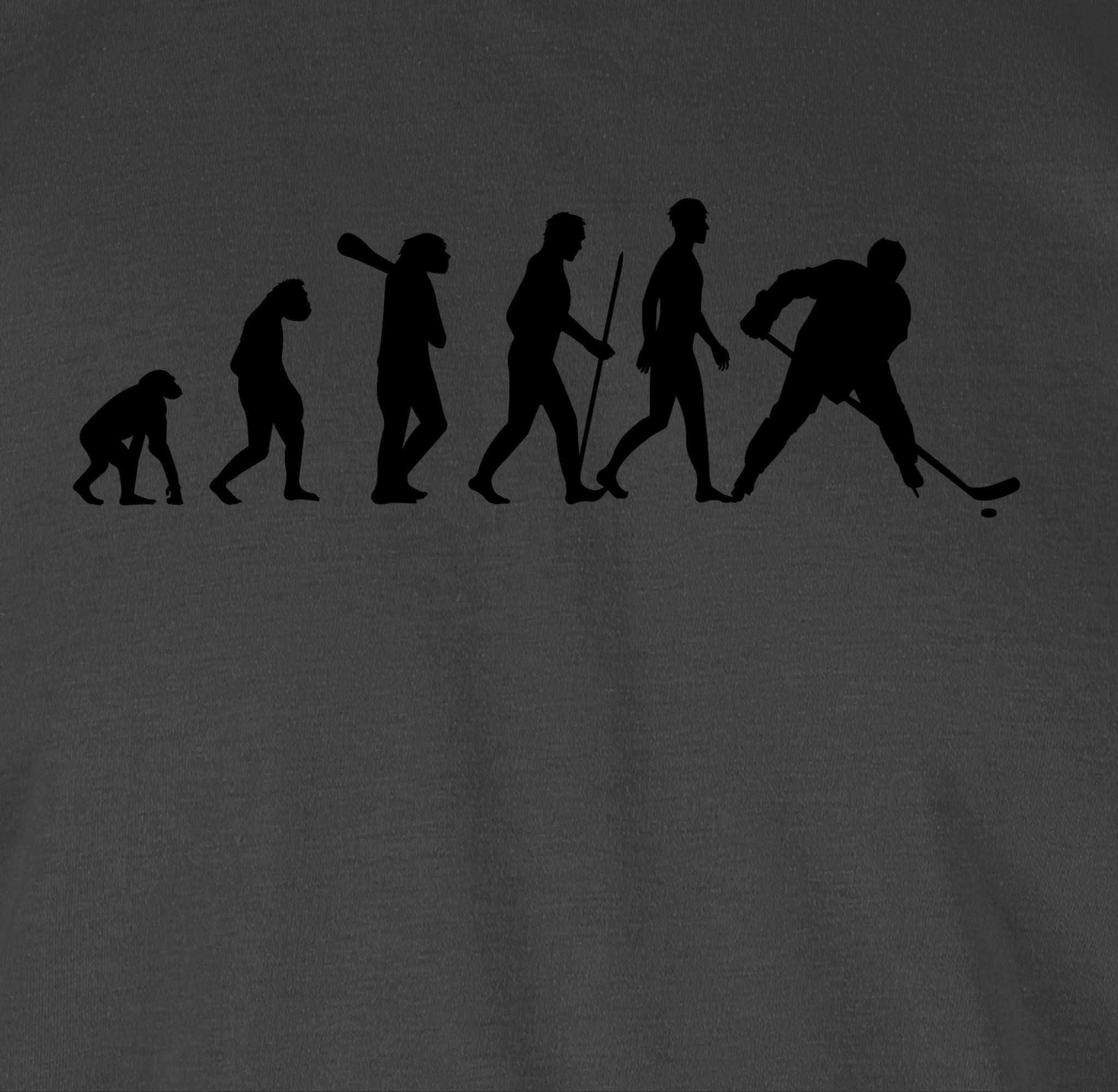 Eishockey Evolution Evolution Shirtracer T-Shirt Dunkelgrau 1 Outfit