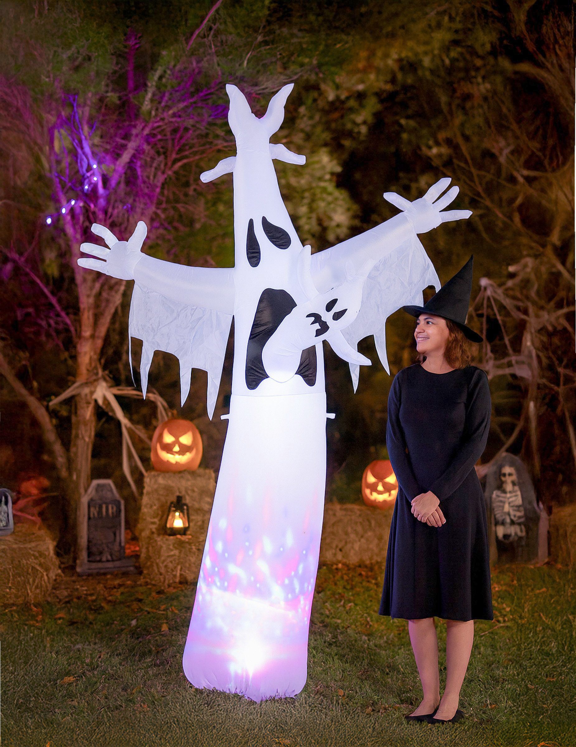 Espa Monster-Kostüm gruselige 245 cm aufblasbare Dekoration schreiender Geist