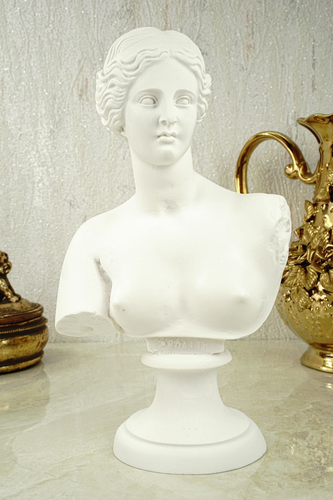 Kremers Schatzkiste Dekofigur Alabaster Figur Büste Aphrodite der