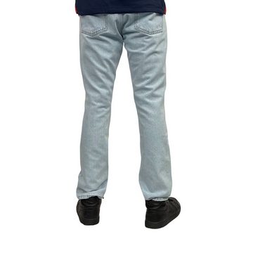 Pegador 5-Pocket-Jeans Baures Straight 29 (1-tlg., kein Set) logogeprägte Knöpfe und Nieten