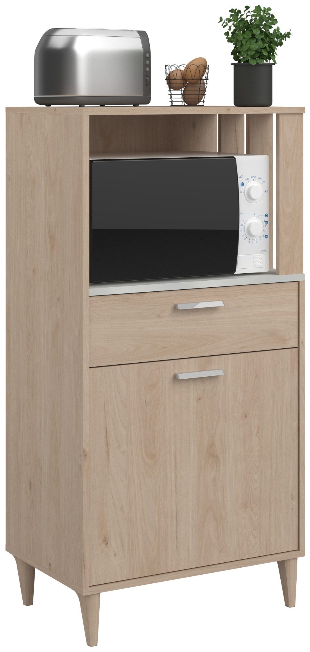 Parisot Schrank-Set Gala 1, (Set, 2-St), dekorative Claustra an den Seiten der oberen Fächer