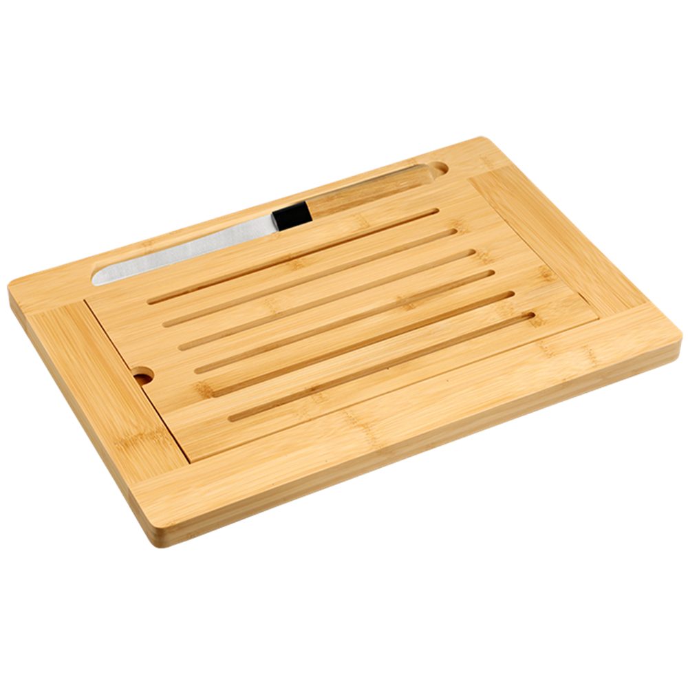 KESPER® Brotschneidebrett Brot Schneidebrett inkl. Brotmesser, FSC®, Brot Schneidebrett inkl. Messer, FSC®