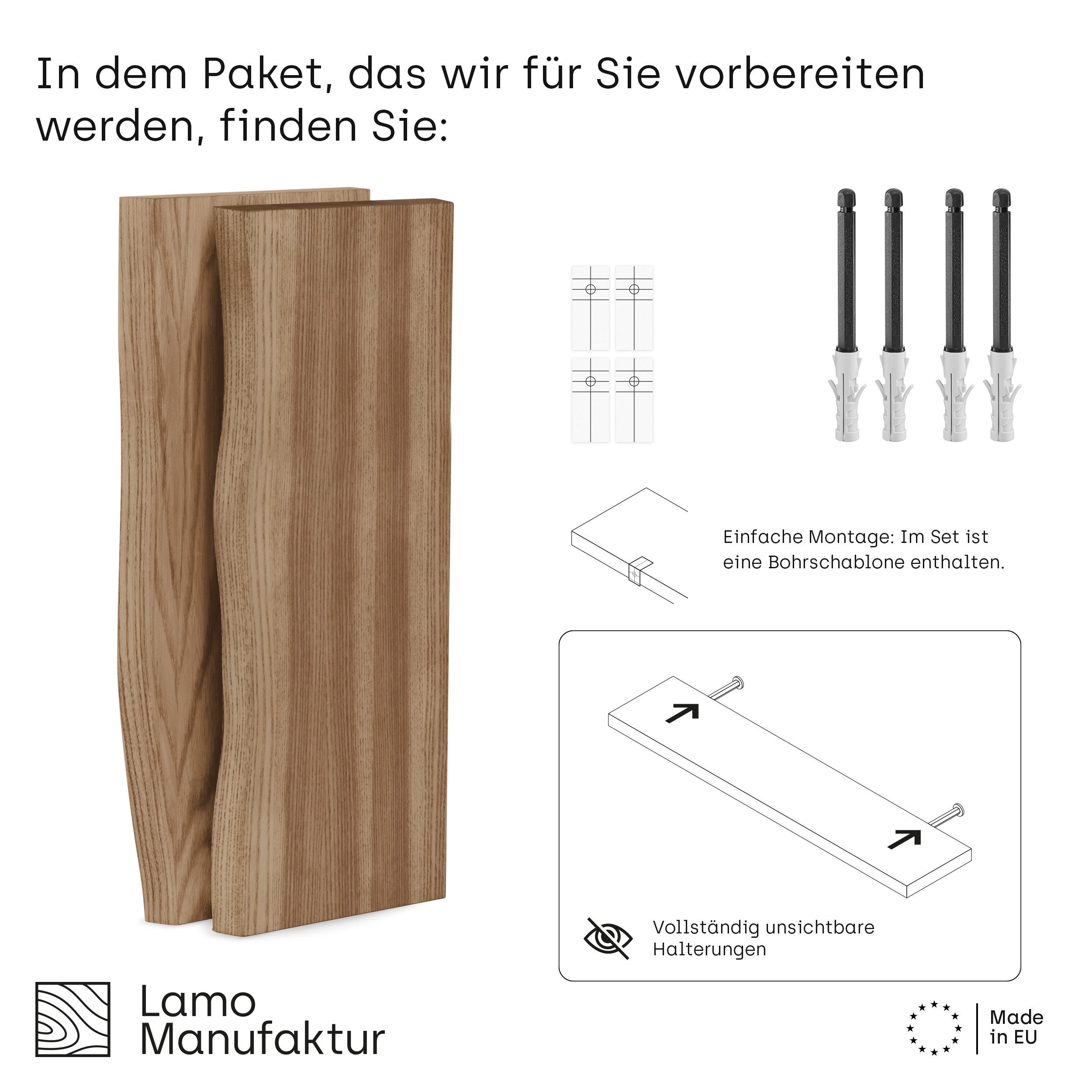 LAMO Manufaktur Wandregal LAMO Manufaktur 2 günstig online kaufen