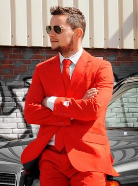 Opposuits Kostüm Red Devil, Ausgefallene Anzüge für coole Männer