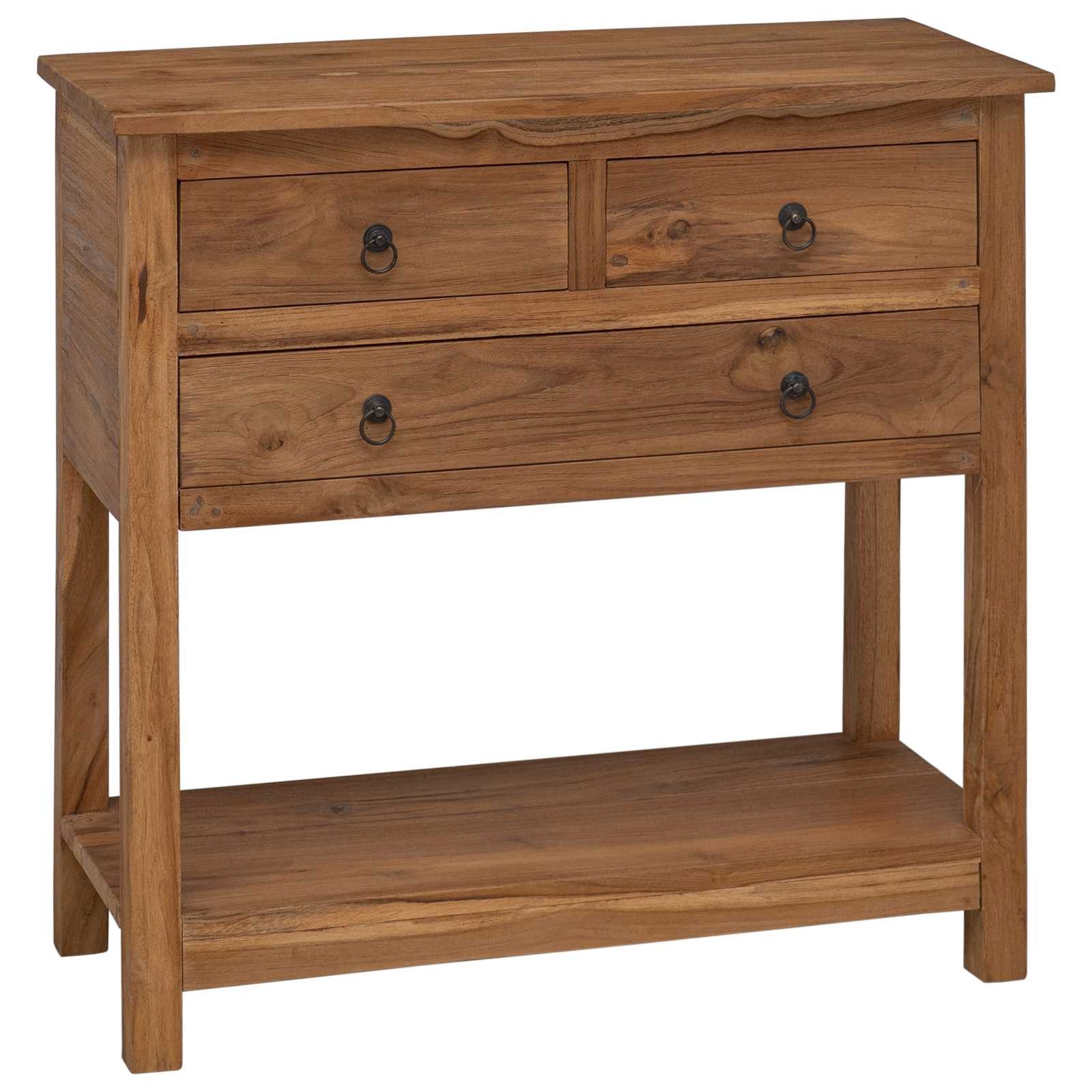 vidaXL Sideboard 79 x 35 x 80 cm Sideboard Wohnzimmer Anrichte Schrank Lowboard Natur 7
