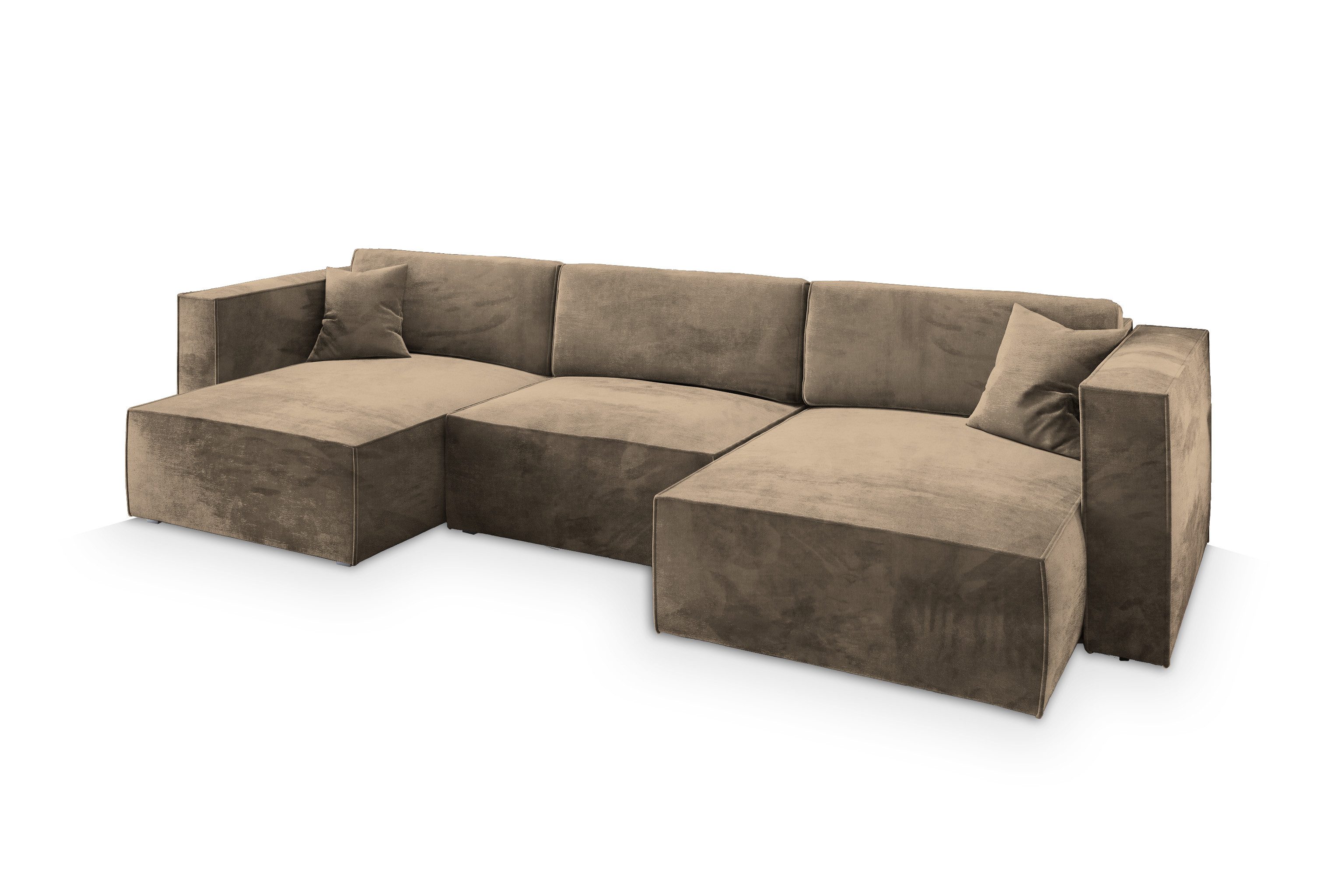 Masseno Ecksofa SARMO mit Schlaffunktion U-Form, günstig online kaufen