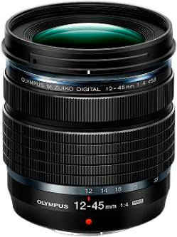 Olympus M.Zuiko Digital ED 12‑45mm F4 PRO Zoomobjektiv, (passend für Olympus & OM SYSTEM MFT Kameras)
