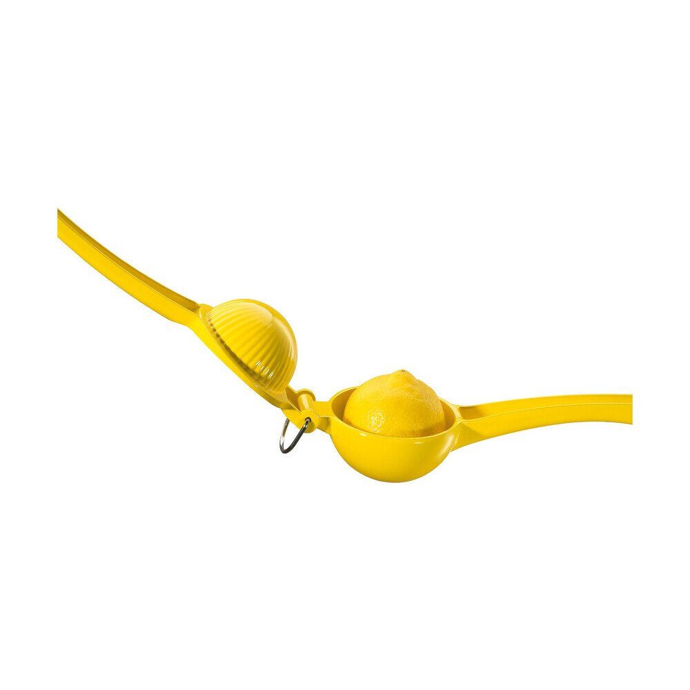 Cilio Zitruspresse Zitronenpresse Limona 22 cm gelb, Zitronenpresse Limona, Ø7cm, Metall, gelb