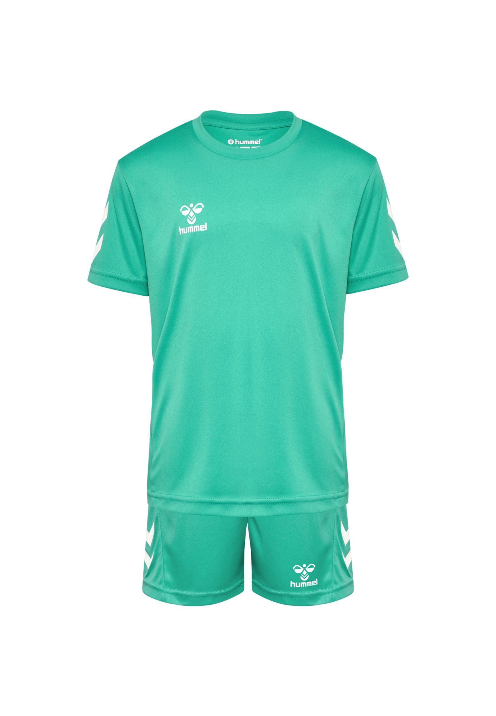 hummel T-Shirt Sportset Regular Fit Logodruck (2-tlg) hmlLOGO SET KIDS