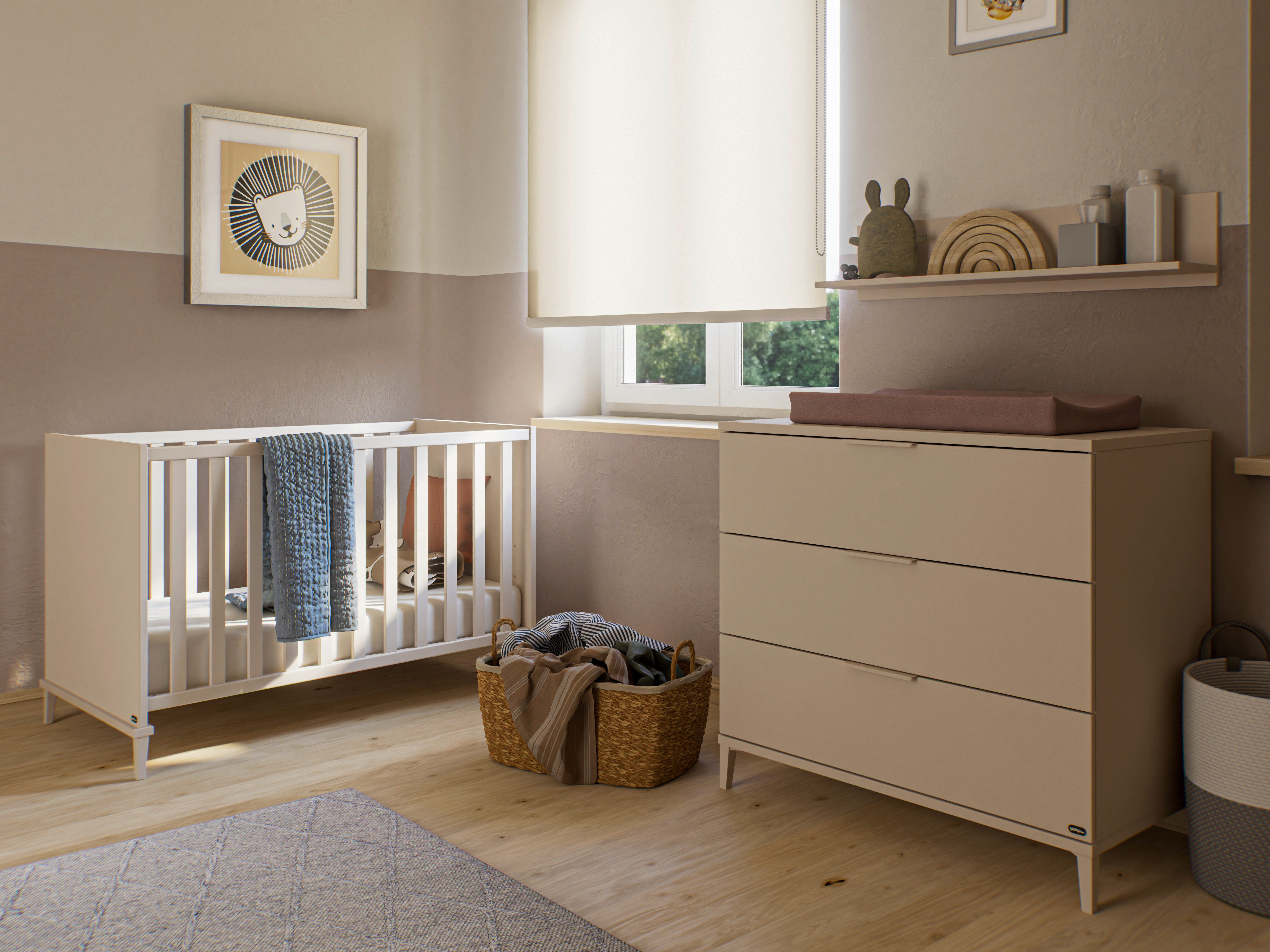 YUNY by PAIDI Wandregal SISTER LOU in Beige, Schweberegal, 95 cm Breite, Hä günstig online kaufen