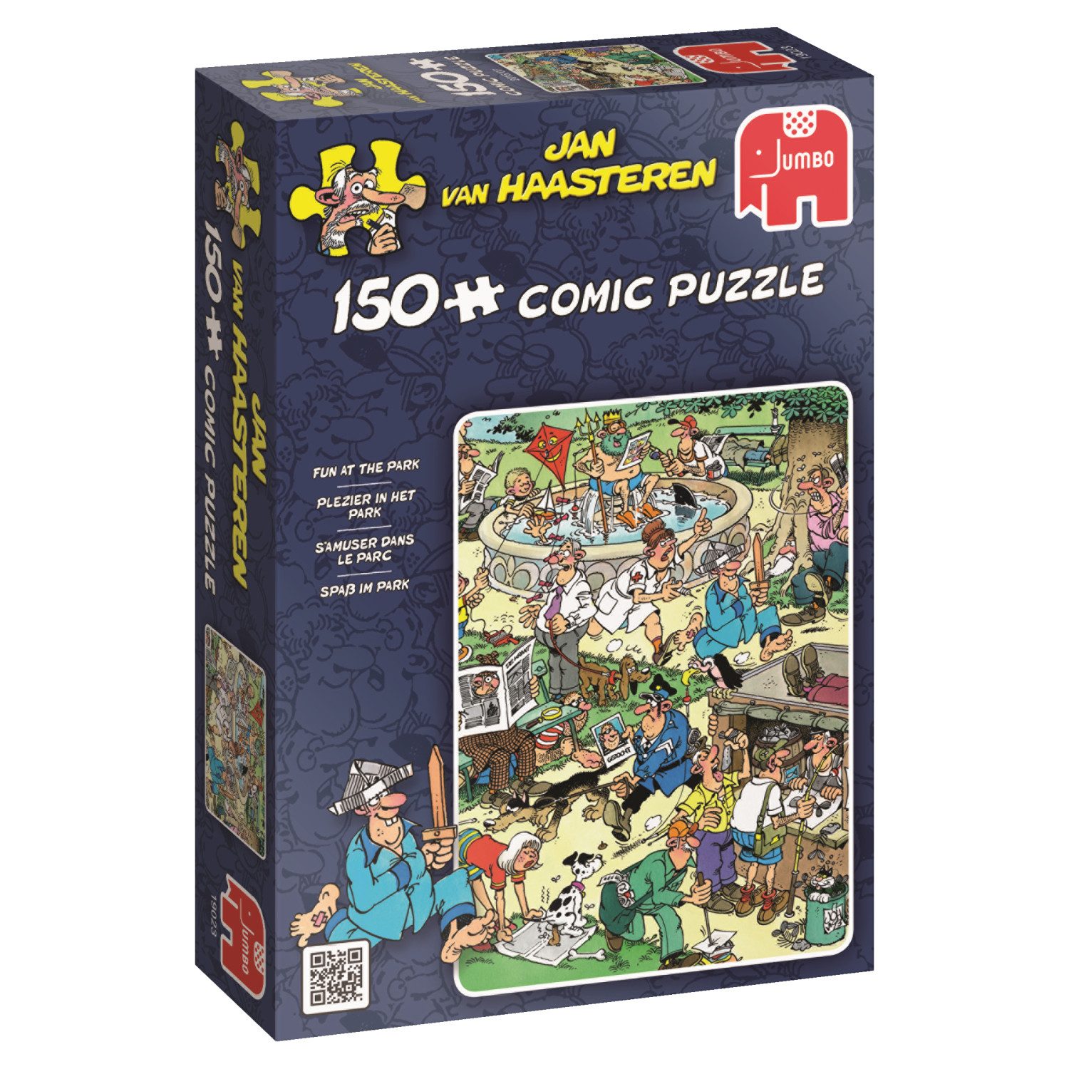Jan van Haasteren Puzzle Jumbo 19023 Jan van Haasteren Spaß im Park 150 Teile Puzzle, 150 Puzzleteile