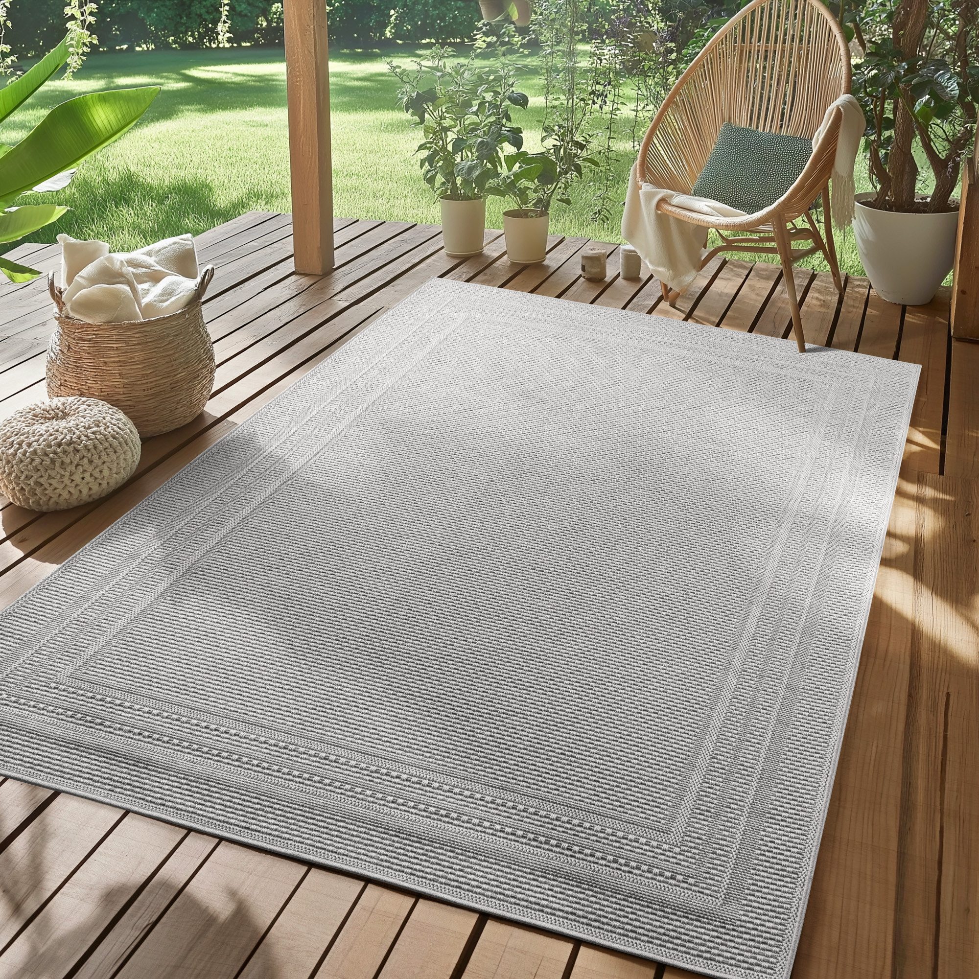 SIMPEX24 Outdoorteppich Boho Design, Läufer, Höhe: günstig online kaufen
