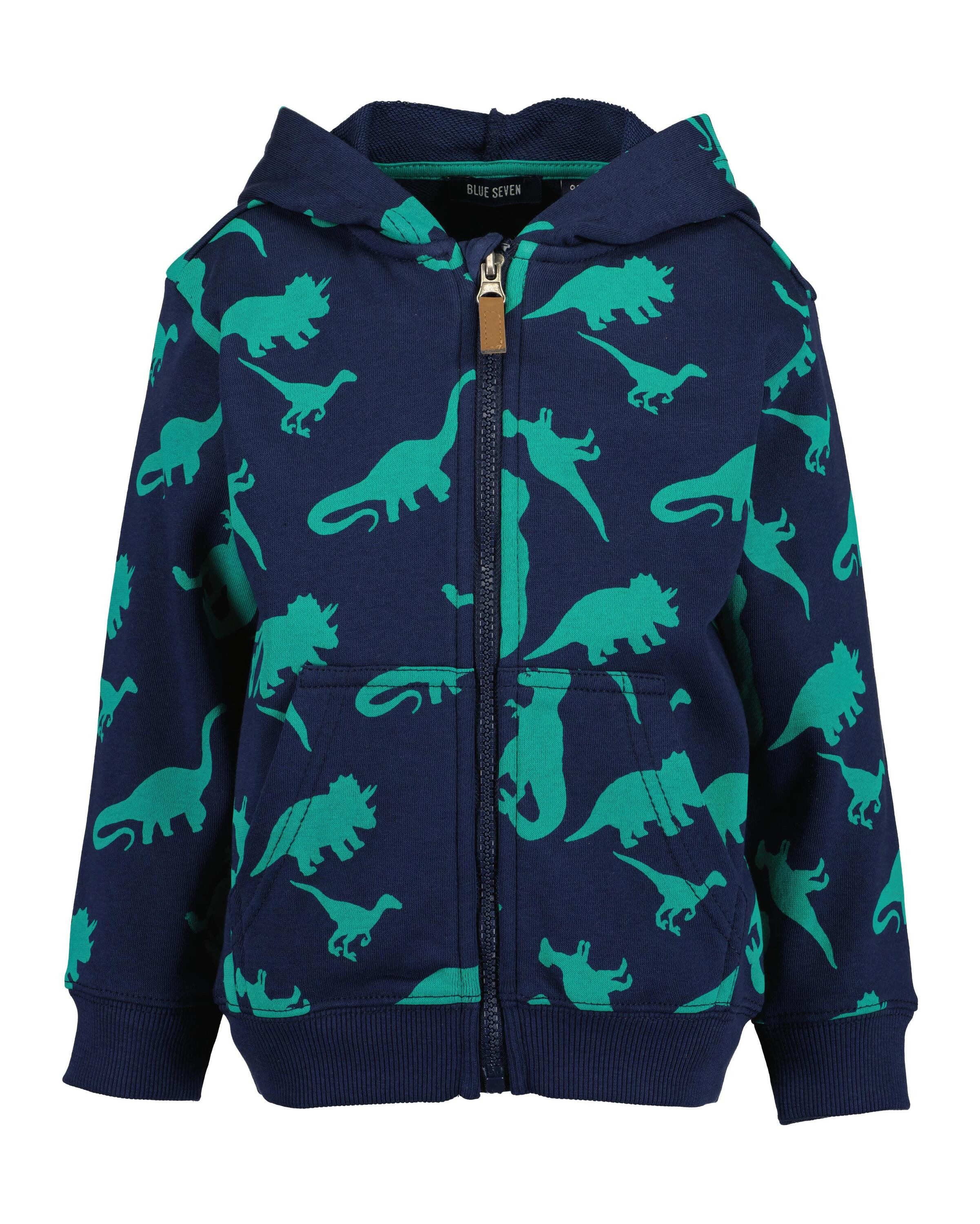 BLUE SEVEN Blue Seven Sweatjacke Jungen Dino Sweatjacke