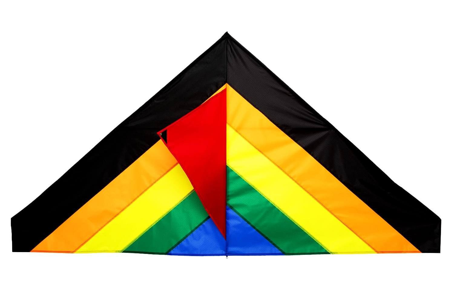 Wolkenstürmer Flug-Drache Delta Einleinerdrachen Ready to Fly Outdoor Kite, (Stabiler Deltadrachen für Anfänger bei 6-38 km/h Wind, 1-tlg), Bunter Ready to Fly Outdoor Kite mit Schnur und Tasche