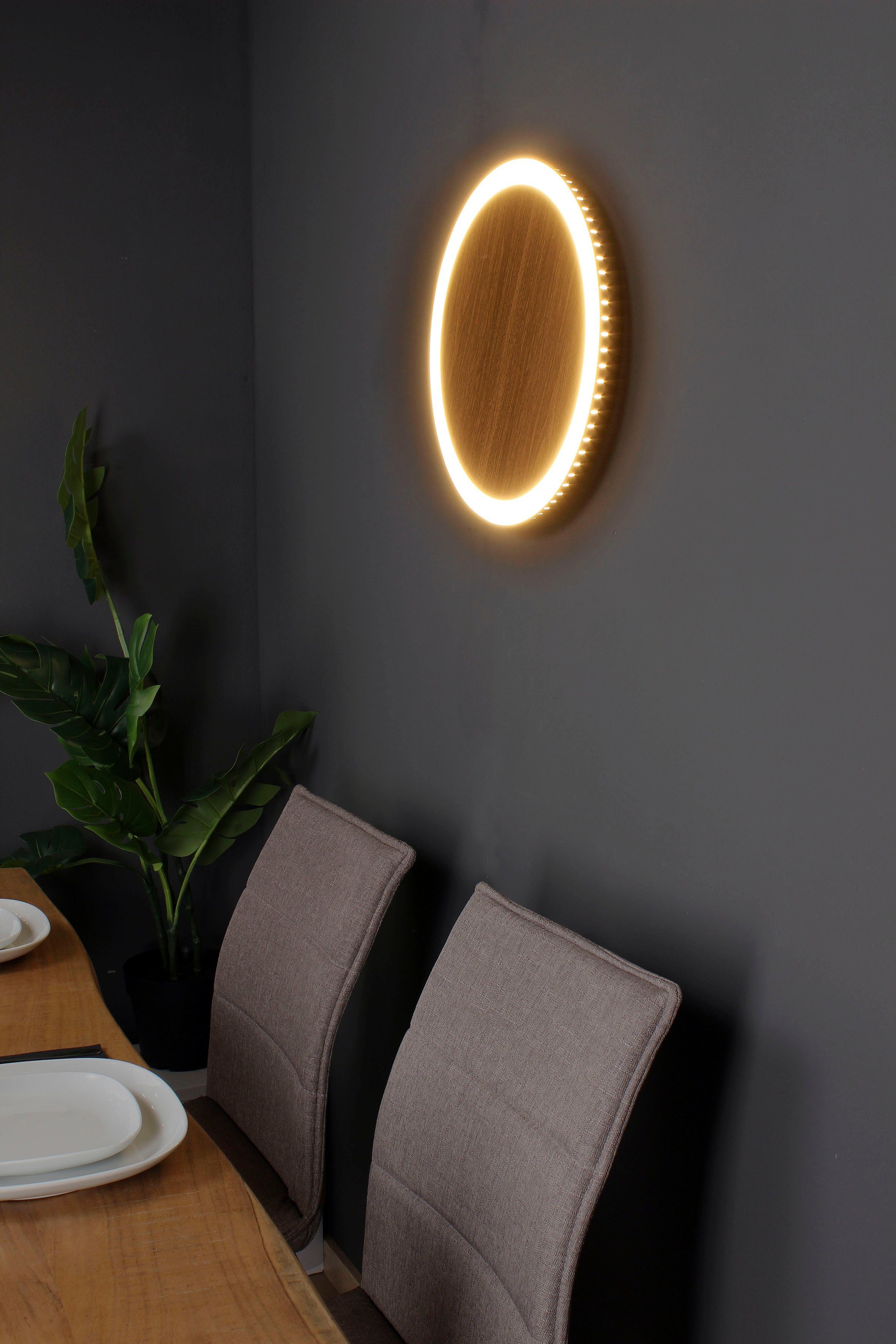 LUCE Design fest integriert LED LED Moon, Deckenleuchte