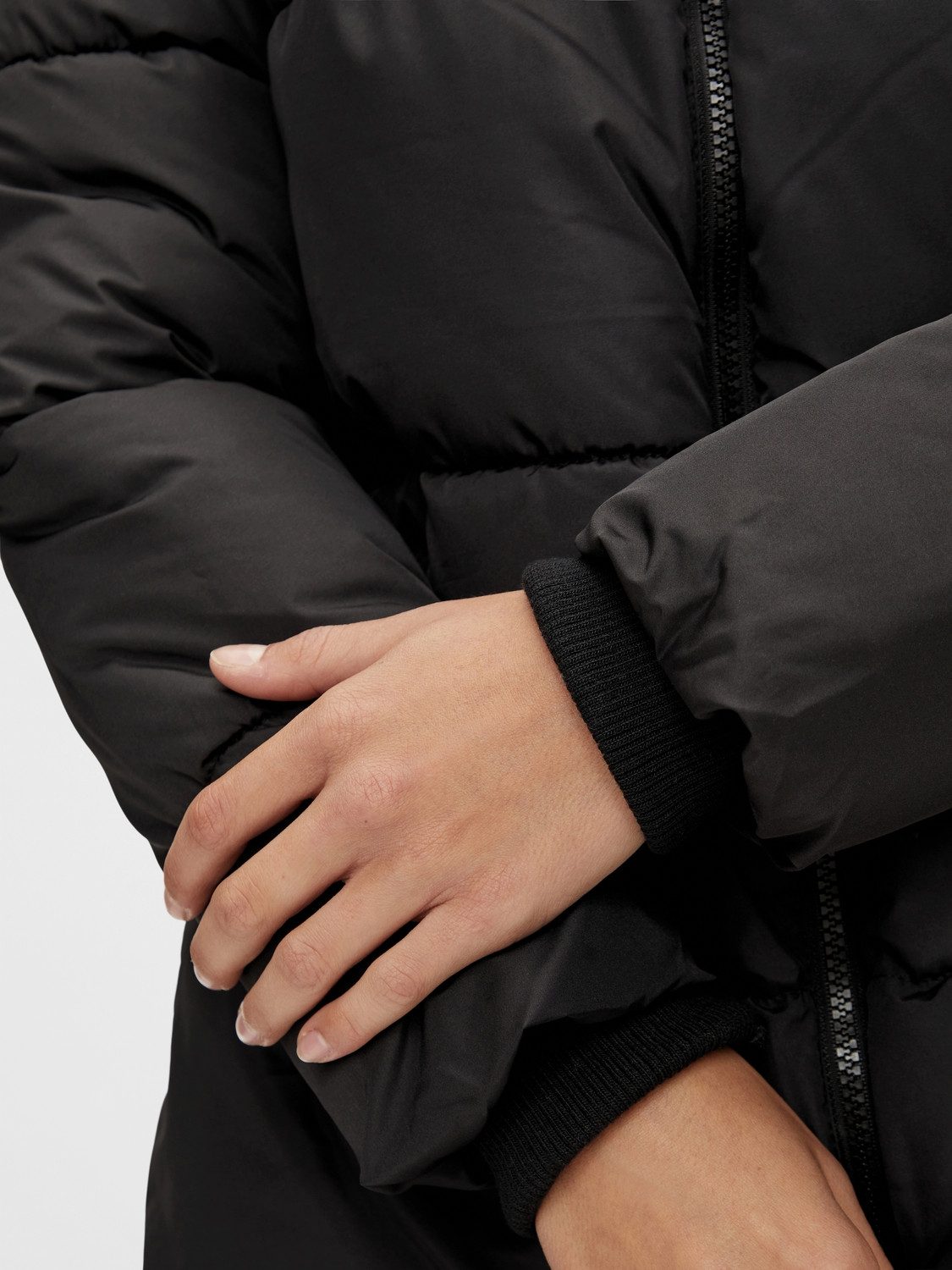 pieces Steppmantel PCBEE NEW LONG PUFFER JACKET NOOS BC Kunstfaser