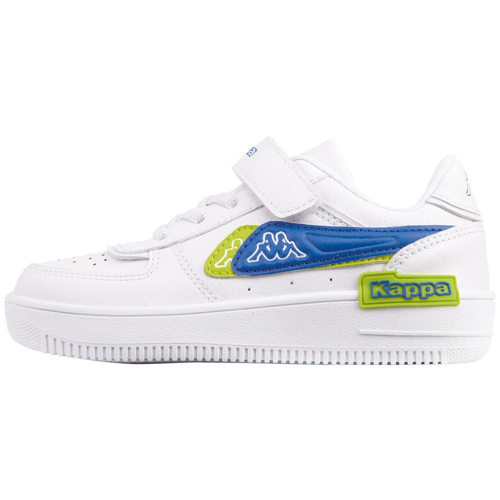 Kappa Sneaker - besonders leicht an- & auszuziehen white-blue | 