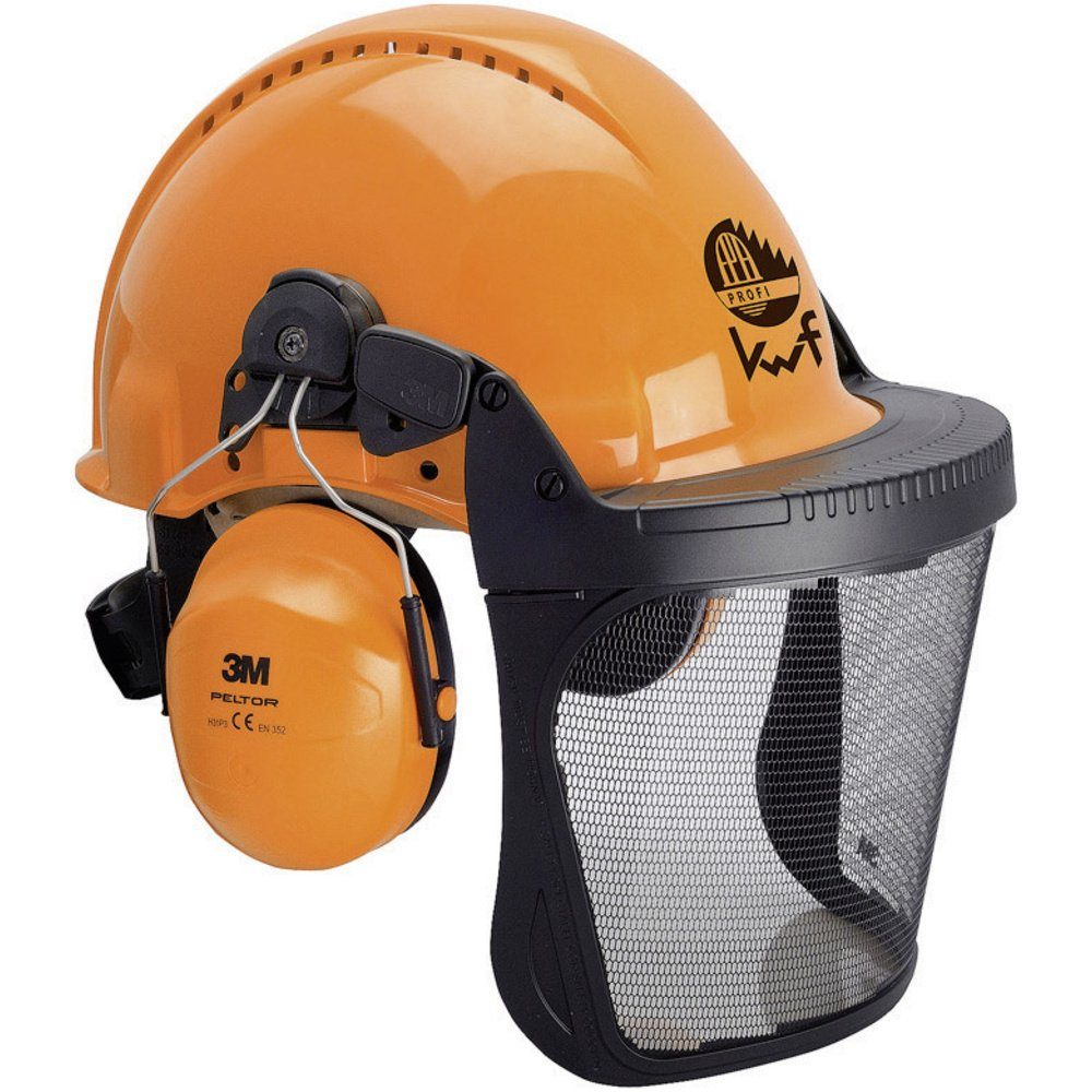 Forstschutzhelm 3MO315J Orange 3M Kopfschutz Forest 3M