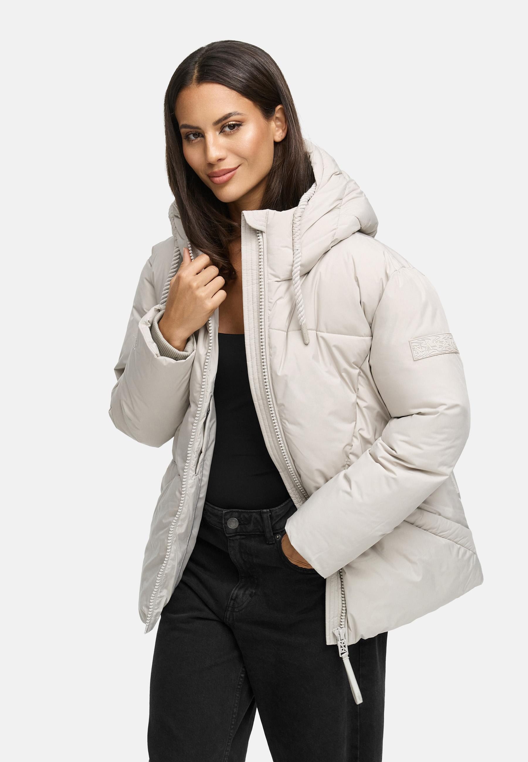 Navahoo Steppjacke Pastellzauber 14 Winterjacke mit Kapuze